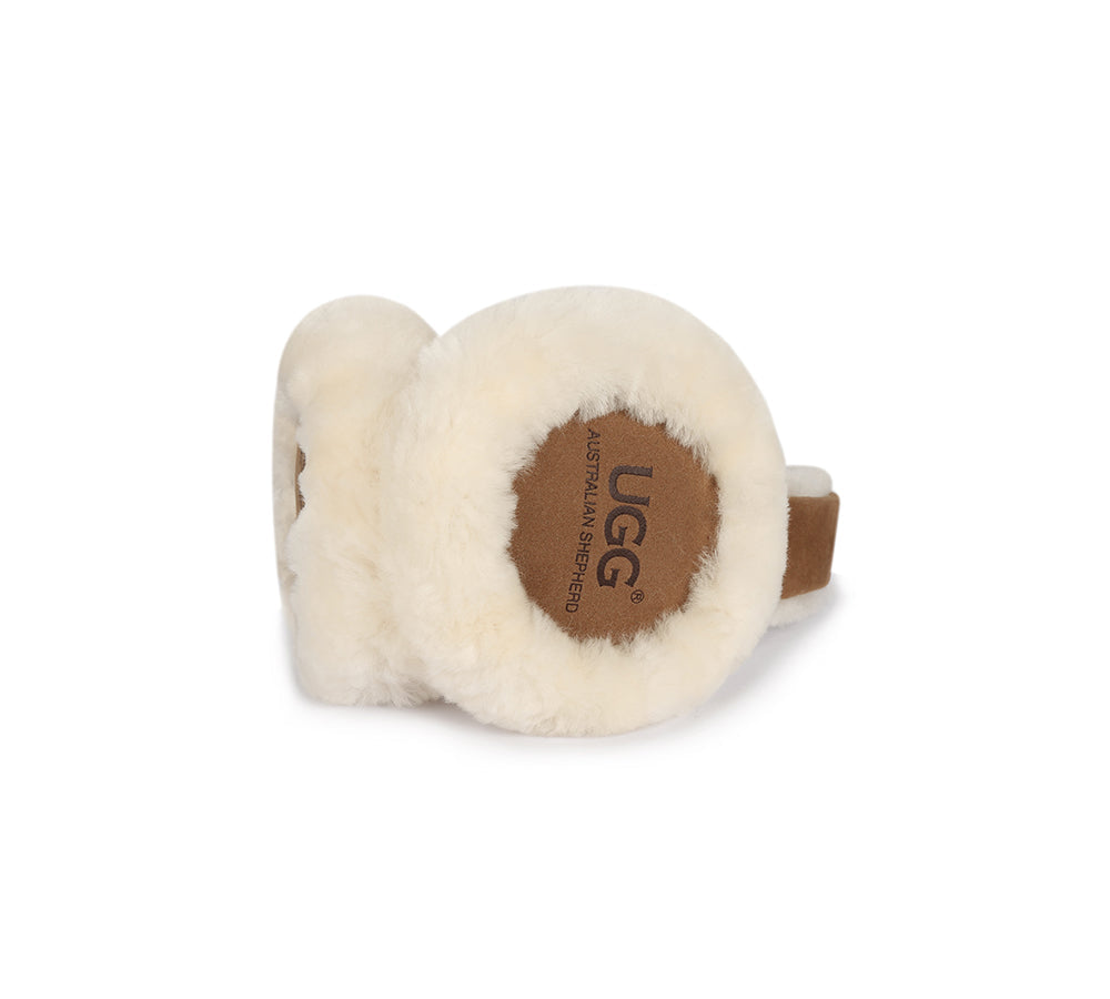 Accessories - Adjustable Sheepskin Wool Connie Earmuff
