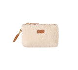 AUSTRALIAN SHEPHERD® Women Fluffy Wool Pouch Wristlet Bag Wooly UGG AUSTRALIAN SHEPHERD