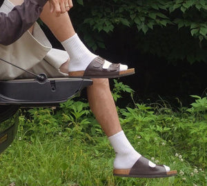 EVERAU® Men Adjustable Strap Summer Beach Large Size Mick Sandal Slides