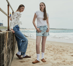 EVERAU® Women Leather Adjustable Buckled Straps Slip-on Flat Sandal Slides Brooklyn EVERAU