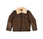 Men Australian Sheepskin Wool Nappa Leather Bomber Jacket