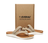 Sandals - EVERAU® Arch Support Hook And Loop Orthotic Thongs