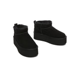 UGG Boots - AUSTRALIAN SHEPHERD® UGG Sheepskin Wool Ankle Boots Ultra Platform Saylor