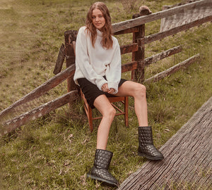 UGG Boots - EVERAU® UGG Sheepskin Wool Nappa Leather Short Boots Howey