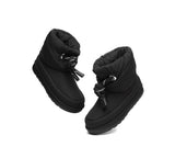 UGG Boots - EVERAU® UGG Sheepskin Wool Waterproof Adjustable Drawstring Ankle Boots Delabra