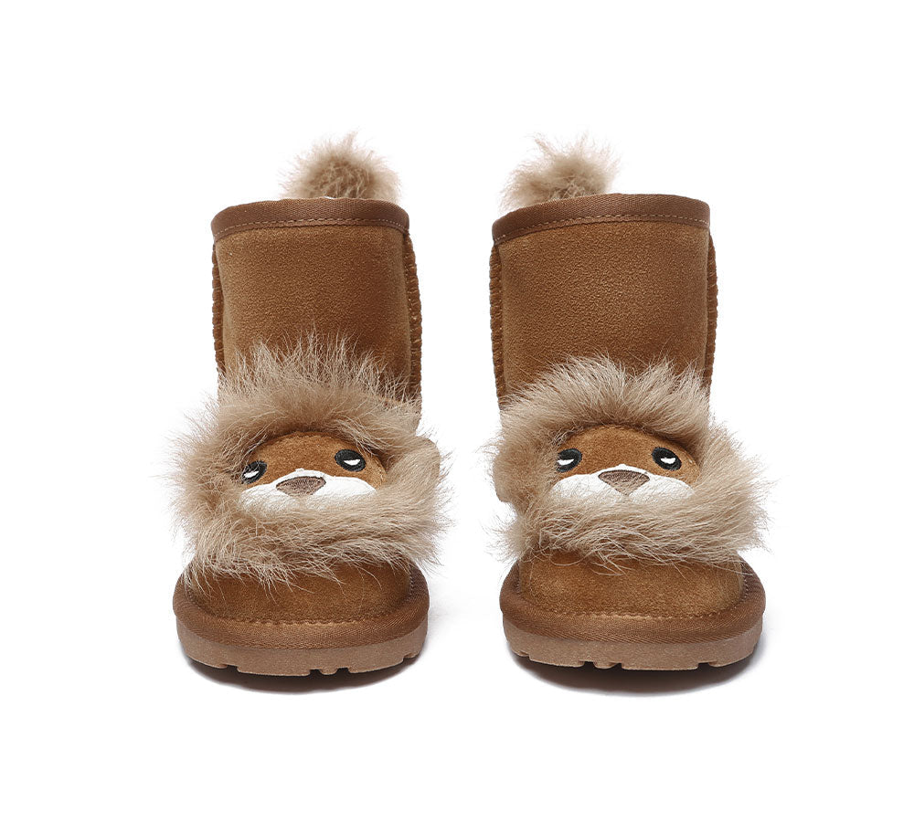 UGG Boots - Kid Sheepskin Boots Lion Kids Plus