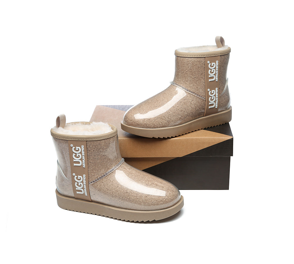 UGG Boots - Ugg Boots Clear Waterproof And Shearling Women Coated Classic