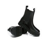 Fashion Boots - TA Vaneta Women Black Boots Sheepskin Lining
