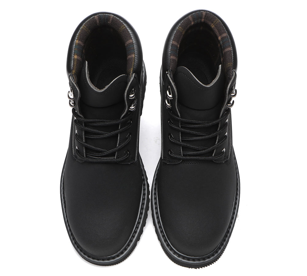 Fashion Boots - Work Safety Lace Up Boots Men Jaden