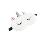 Faux Fur Ultra Plush Unicorn Eye Mask