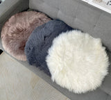 Rugs - Round Wool Seat Cushion 40cm X 40cm