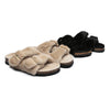 Slides - AS UGG Women Fluffy Flat Sandal Slide Myla