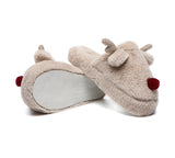 Slippers - Ultra Plush Unisex Reindeer Slippers