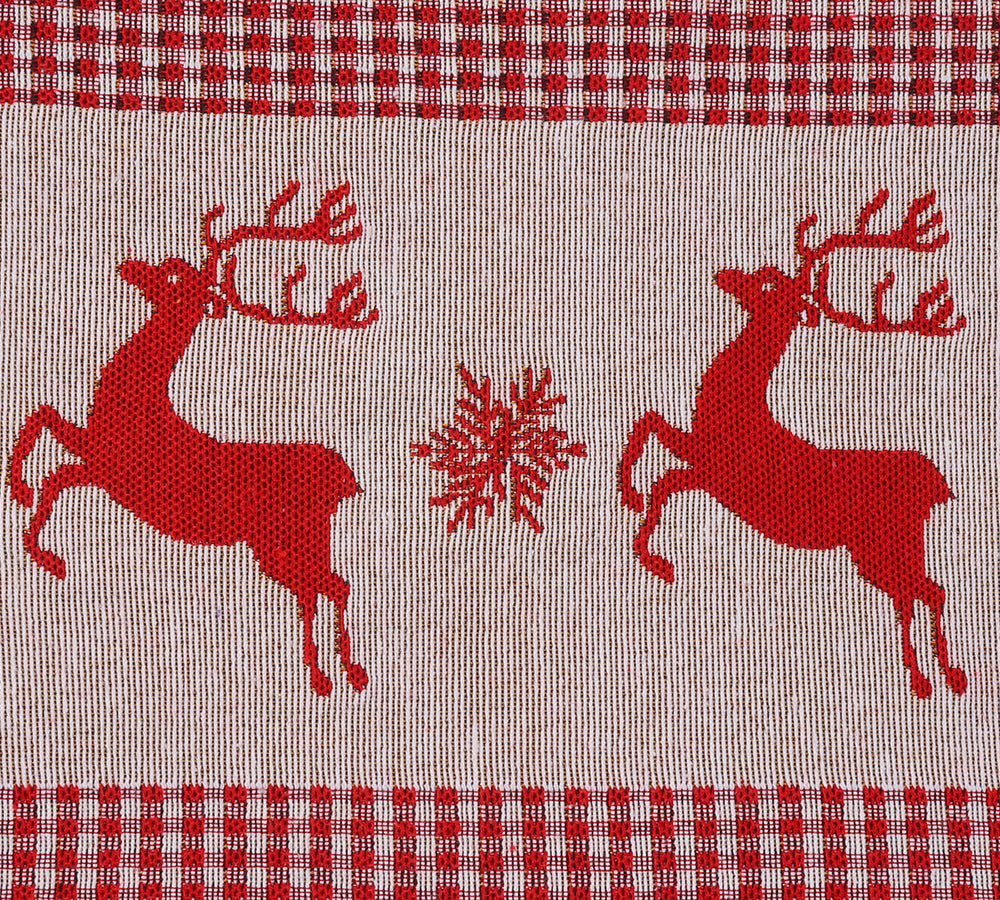 UGG Boots - Christmas Snow Flakes And Reindeer Table Runners