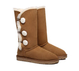 UGG Boots - Tall Triple Button Sheepskin Boots Aspen