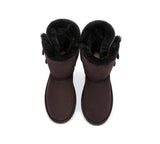 UGG Boots - Twin Button Short Sheepskin Boots